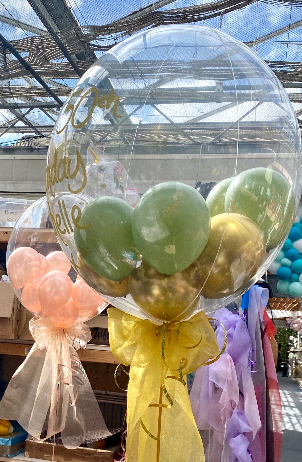 Helium balloons