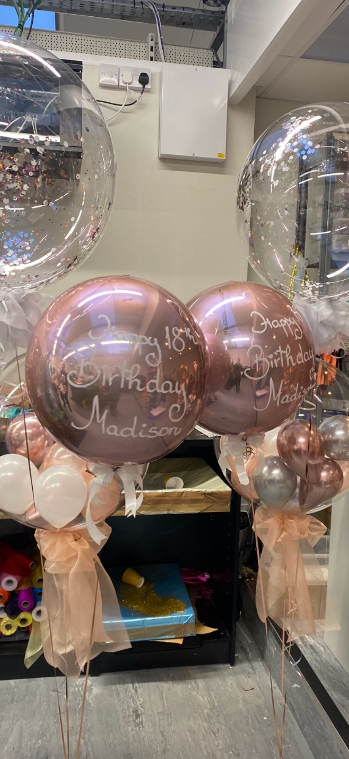 Helium balloons